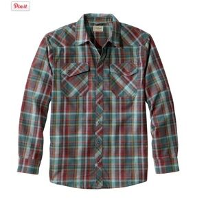 L.L.Bean Men's Katahdin Performance Flannel Shirt, Traditional Fit 3X